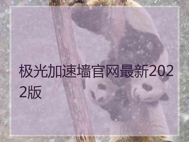 极光加速墙官网最新2022版