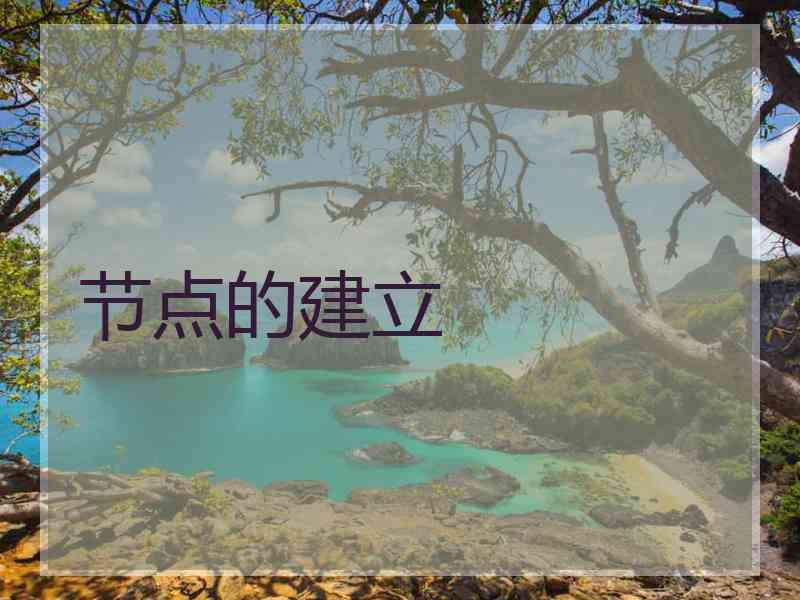节点的建立