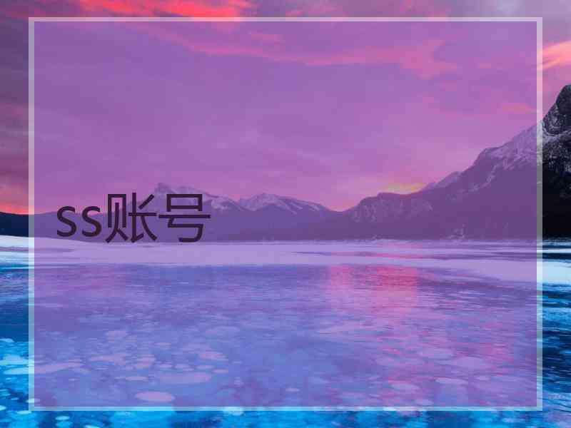 ss账号