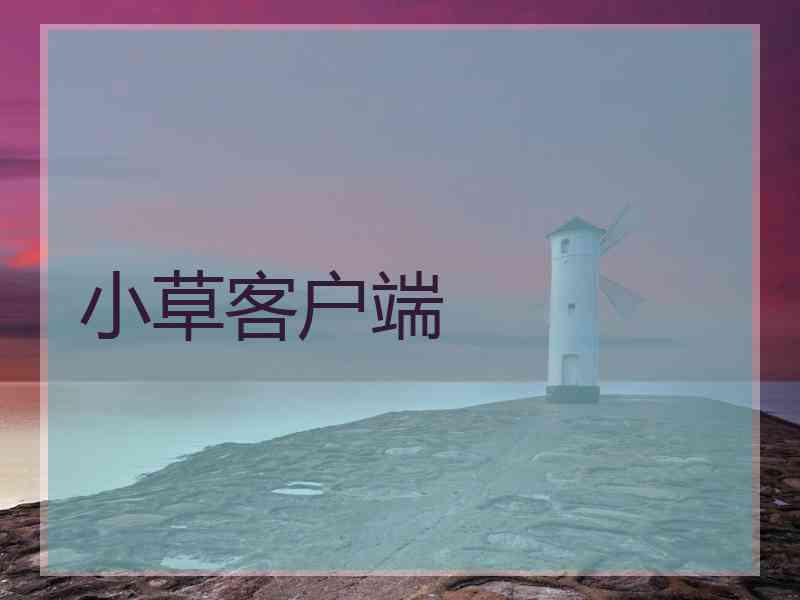 小草客户端