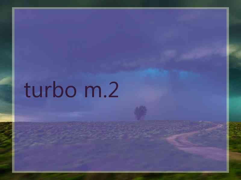 turbo m.2