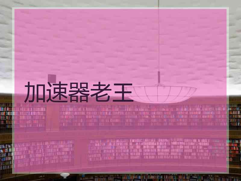 加速器老王