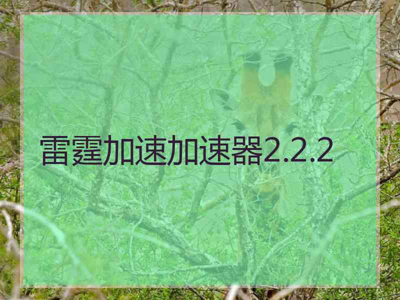 雷霆加速加速器2.2.2