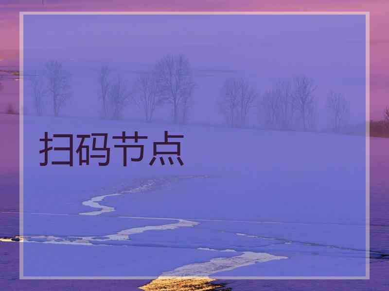 扫码节点